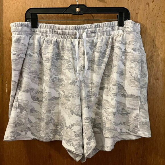 Size 1X - Rex - Gray Tone Knit PJ Shorts - Picture 1 of 6